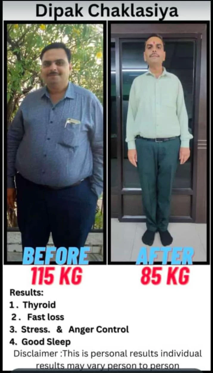 Client wellness journey photo 3 — Dipak Chaklasiya